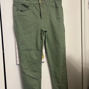 Seven7 Olive Green Skinny Jeans